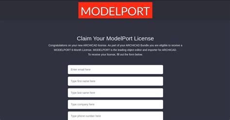 Port modèle 3.1.4 pour archicade