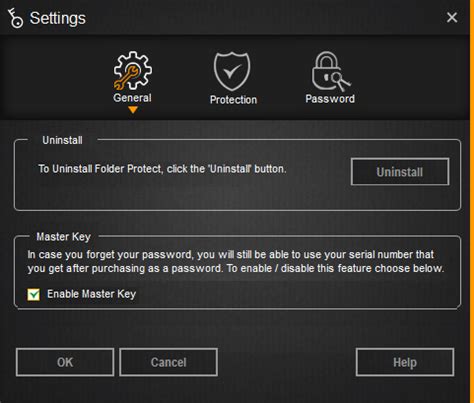Protéger le dossier 2.1.0 Non